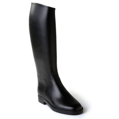 bota preta de borracha