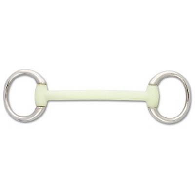 Bridão Eggbut Silicone Dressage Fixo