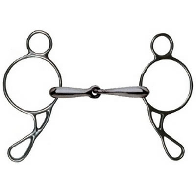 Bridão Gag Bit Inox 14cm