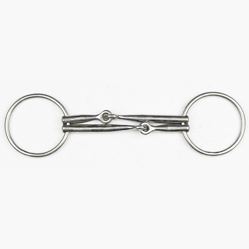 Bridão Argola Inox Duplo Bocado