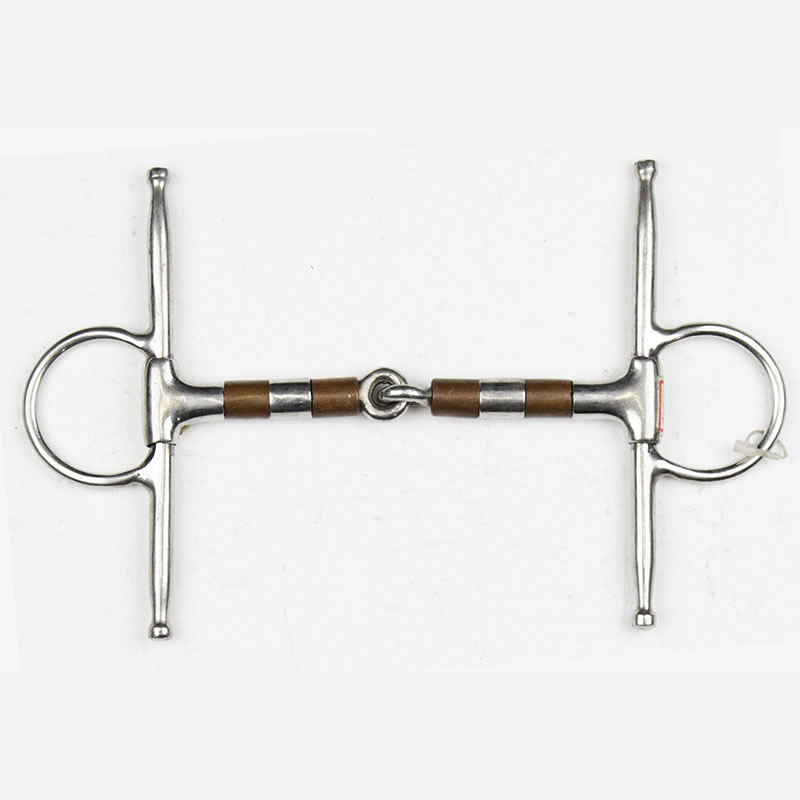 Bridão Agulha Articulado com Rolete em Latão/Inox - SPUR