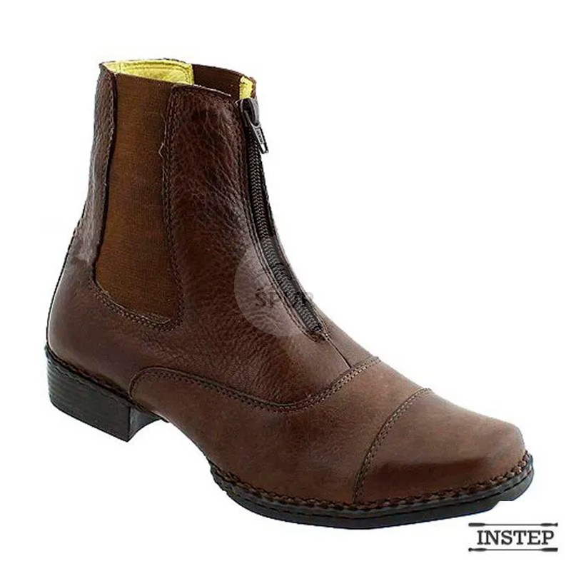 Botina Instep Zip