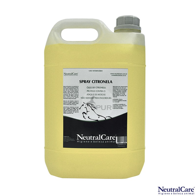 Spray Repelente Citronela Neutral - 5 Litros