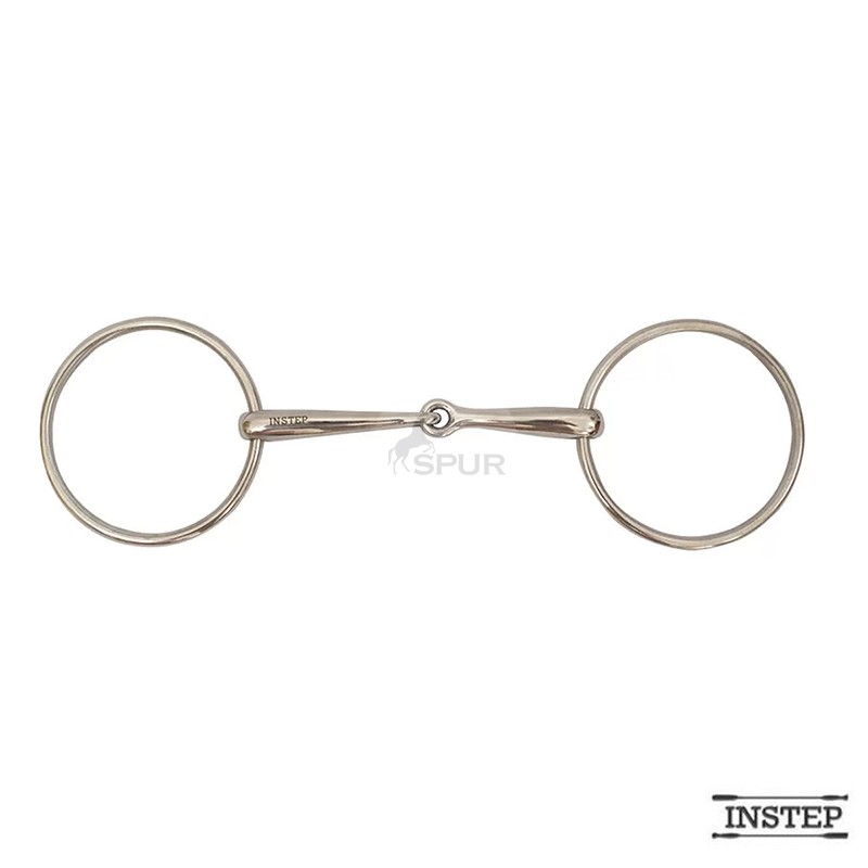 Bridão de INOX Bocal Fino com Argola Grande