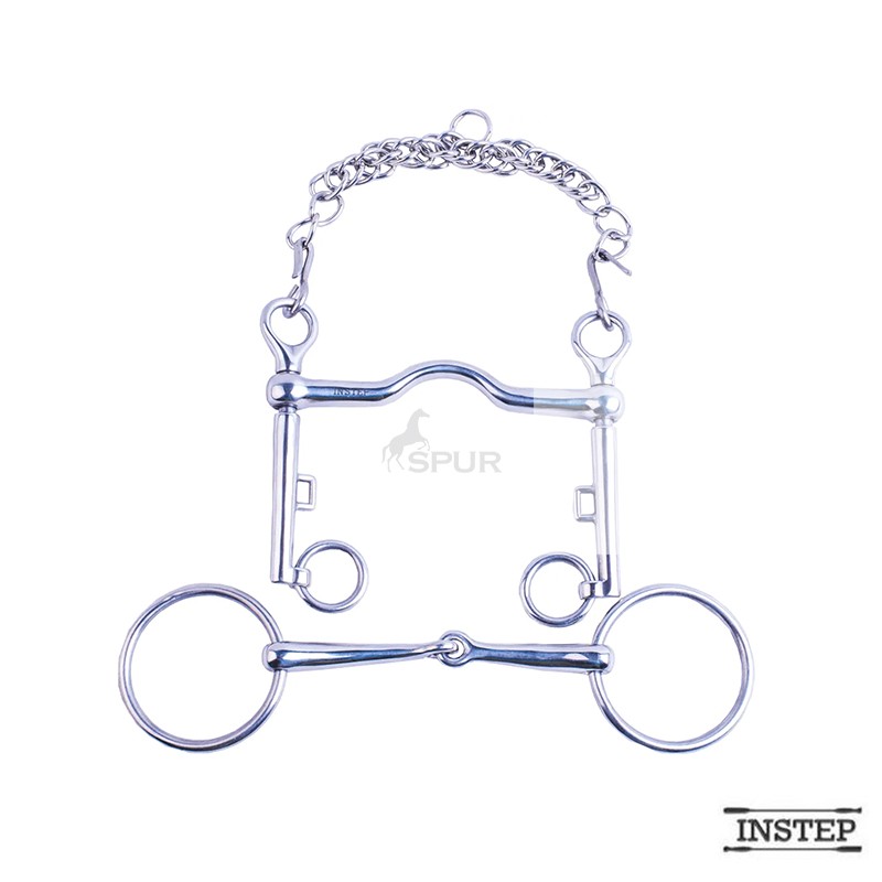 Freio Bridao INOX Prata Dressage