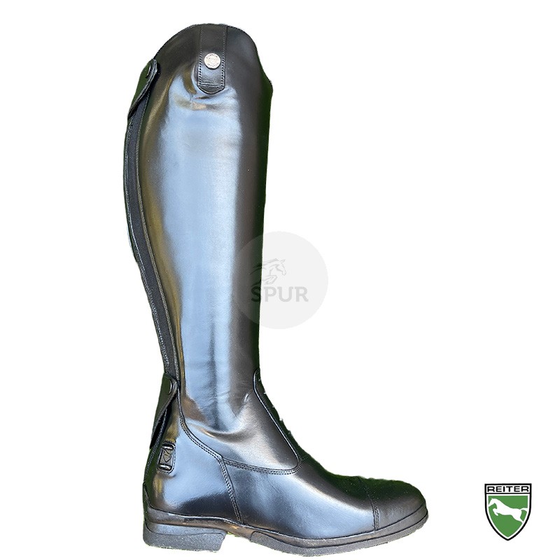 Bota em Couro com Neoprene