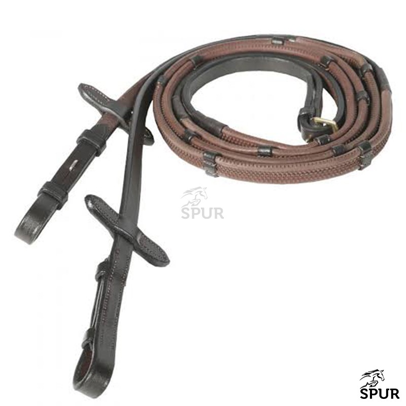 Rédea de Borracha com Travas Equus England - SPUR