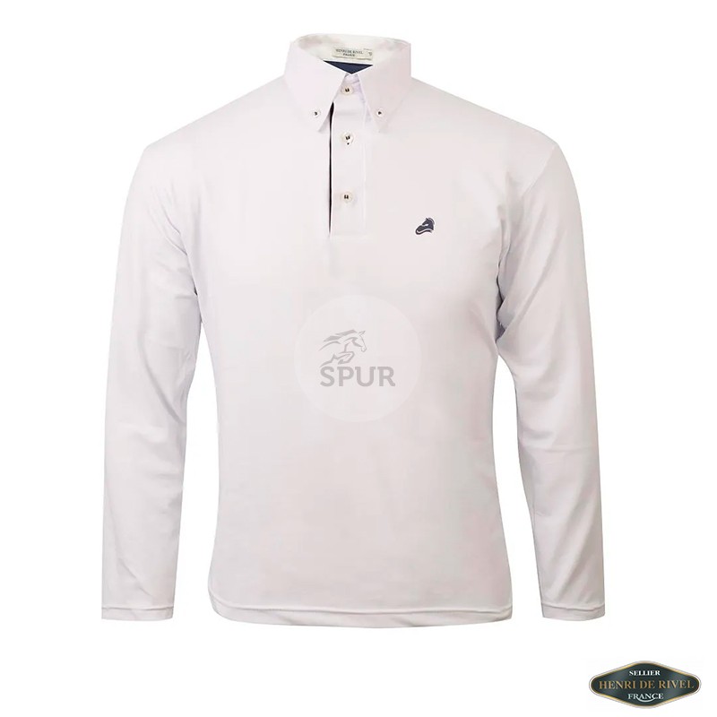 Camisa Masc. Polo Compet. Manga Longa Infantil - HDR